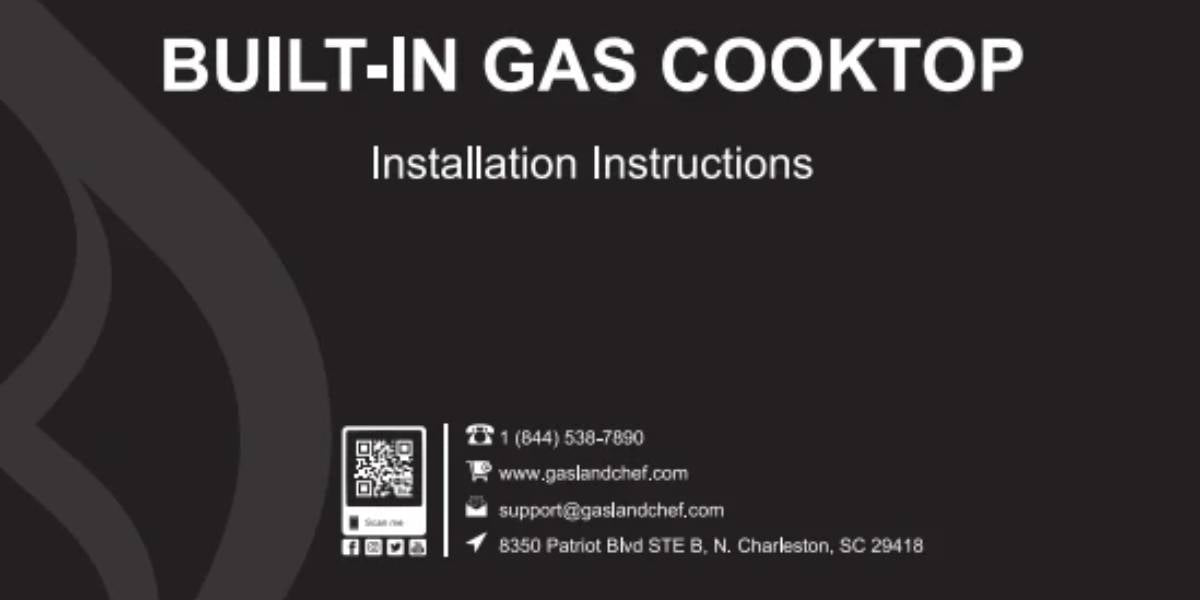 GASLAND-Kitchen & Outdoors Appliance-Gas Cooktop Installation