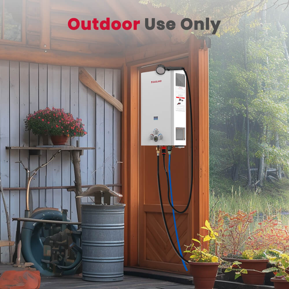 GASLAND-GASLAND Tankless Propane Water Heater - 10L White