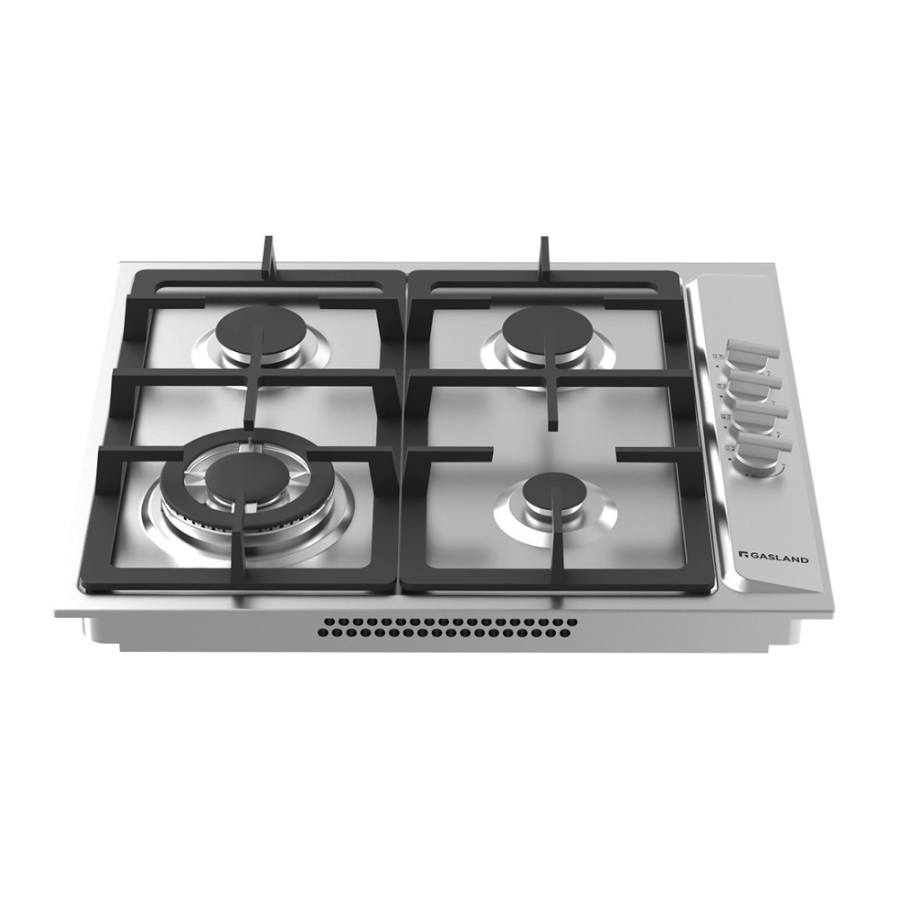 GASLAND-GASLAND 60cm 4 Burner Stainless Steel Tri-ring Gas Cooktop