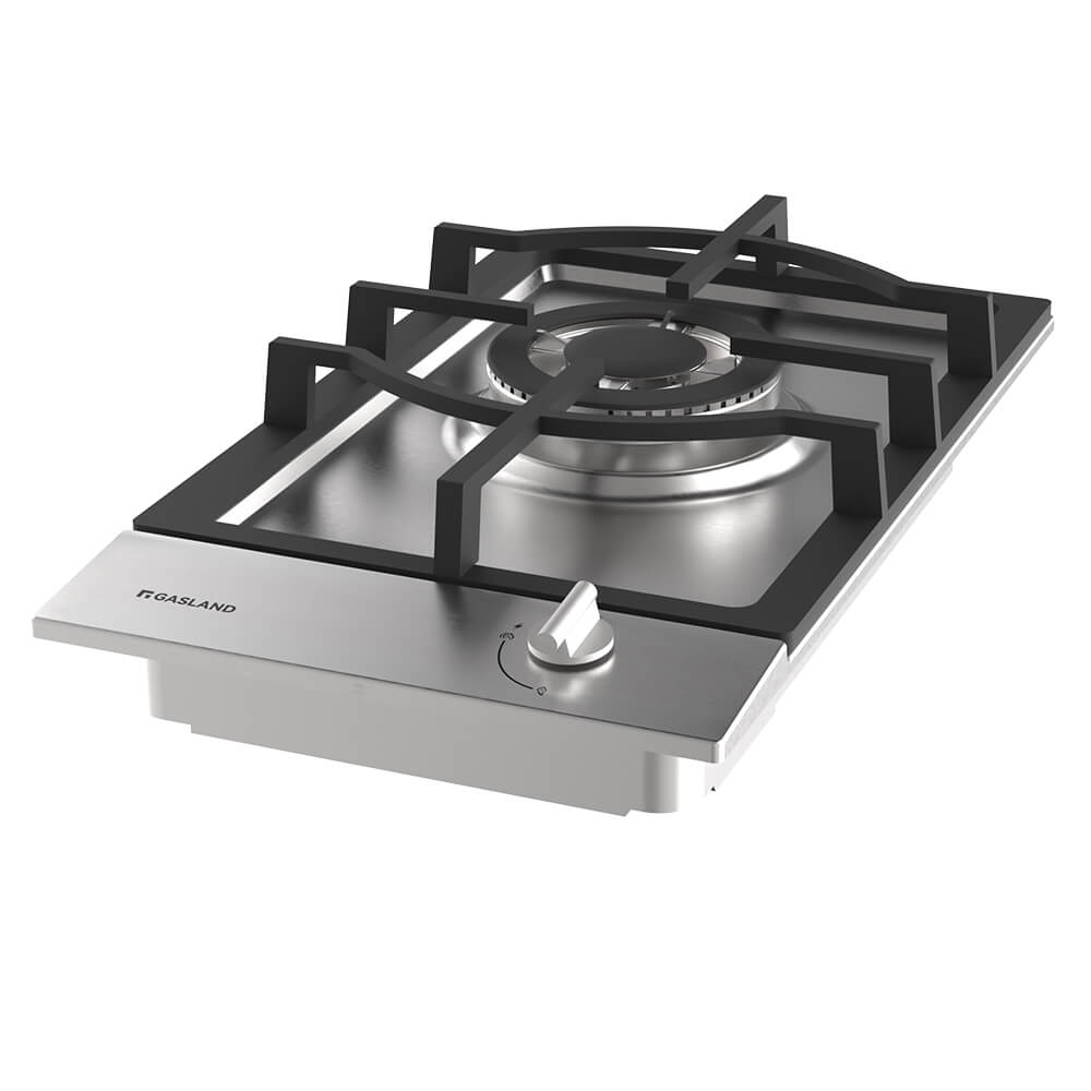GASLAND-GASLAND 30cm Single Burner Stainless Steel Tri-ring Gas Cooktop