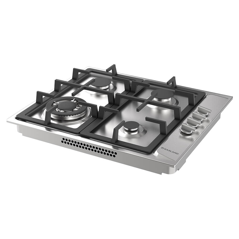 GASLAND-GASLAND 60cm 4 Burner Stainless Steel Tri-ring Gas Cooktop