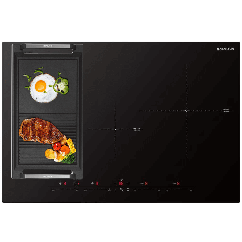 GASLAND-GASLAND 77cm 4 Burner Bridge Element Induction Cooktop with Griddle