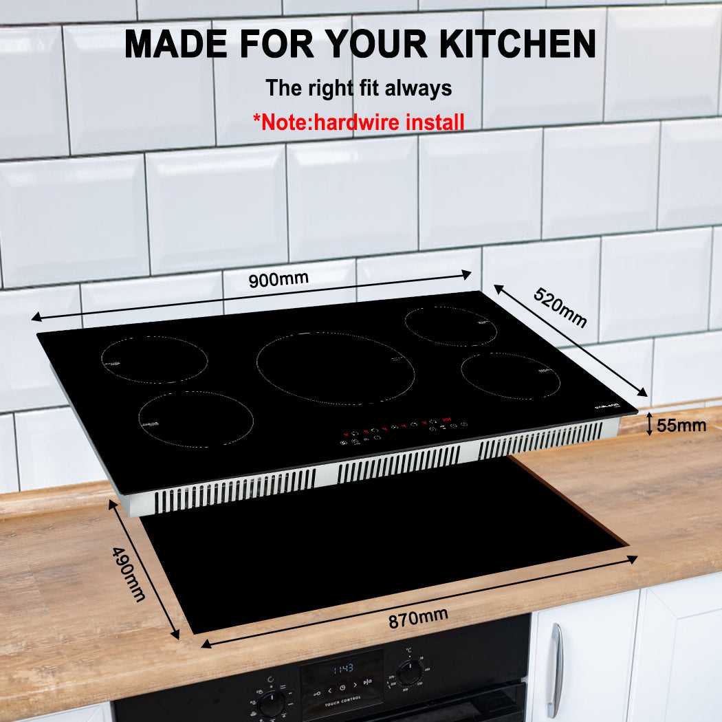 GASLAND chef Electric Induction Cooktop 90cm Touch Control Stove Cook Top Cooker