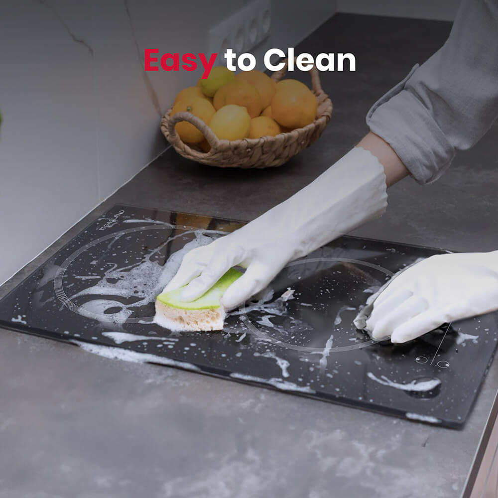 GASLAND-GASLAND 30cm 2 Burner Ceramic Electric Cooktop - 3000W Sensor Touch Control