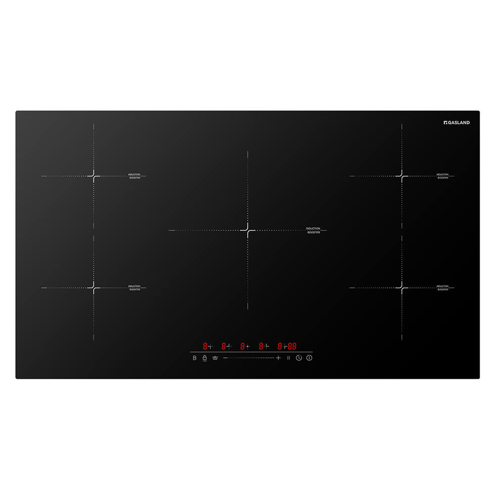 GASLAND-GASLAND 90cm 5 Burner Slider Touch Control Electric Induction Cooktop with Griddle