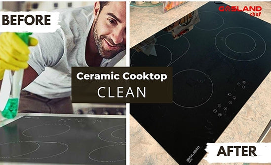 Kitchen & Outdoors Appliance-How to Clean the Ceramic Cooktop-GASLAND Chef