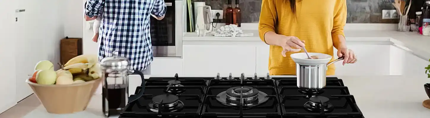 Glass Gas Cooktop