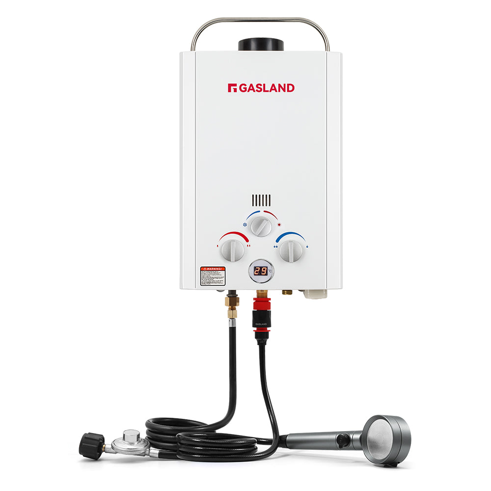 Tankless Propane Water Heater - 1.58GPM 8L White