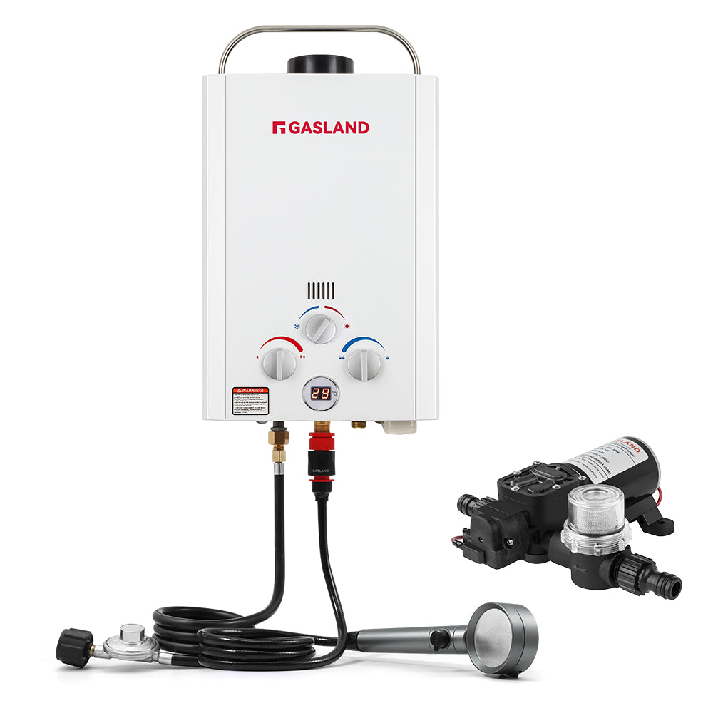 8L Tankless Propane Water Heater with Pump