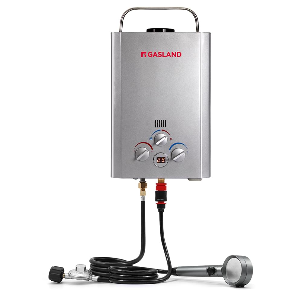 GASLAND-GASLAND Tankless Propane Water Heater - 1.58GPM 8L Silver