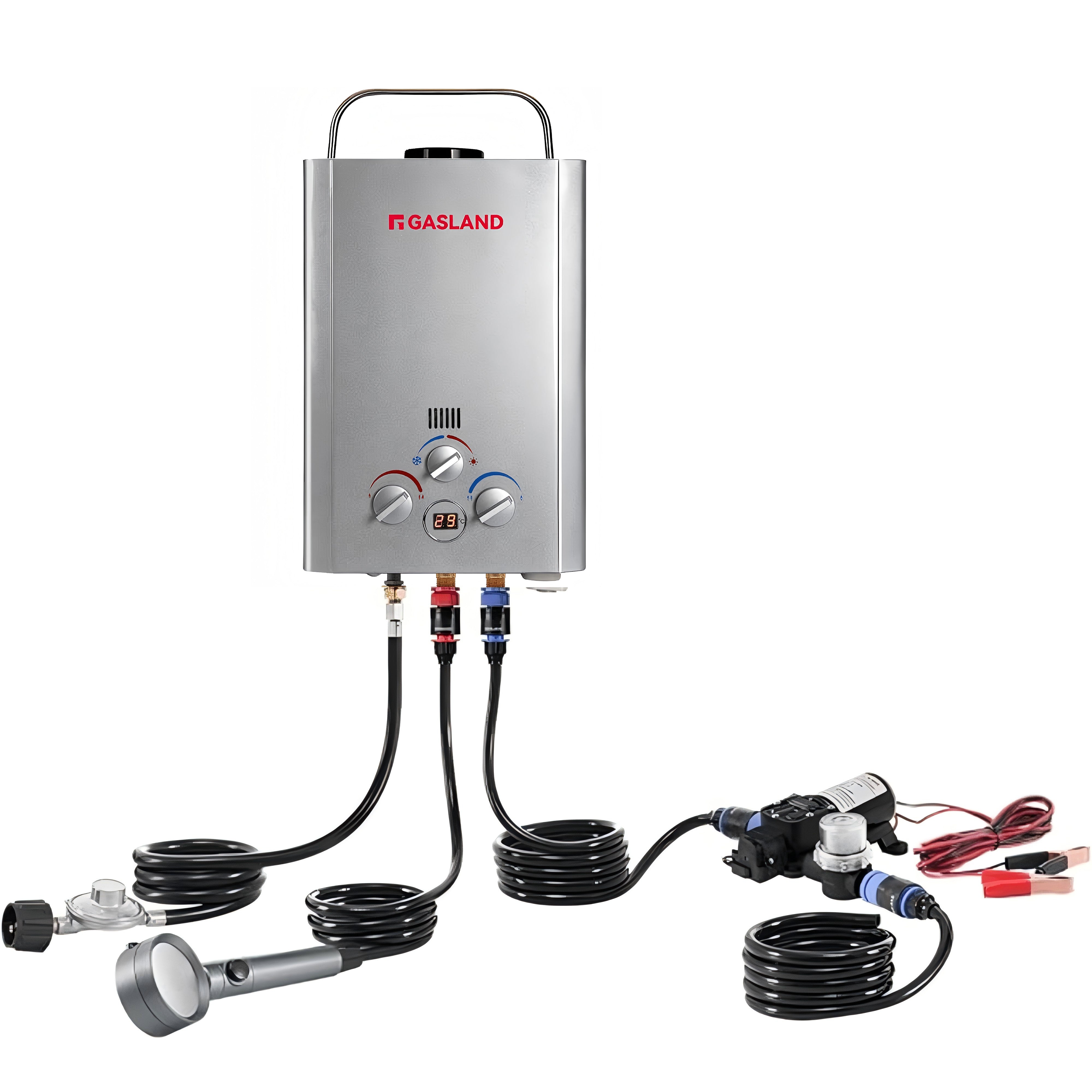 GASLAND 8L Tankless Propane Water Heater with Pump Kit