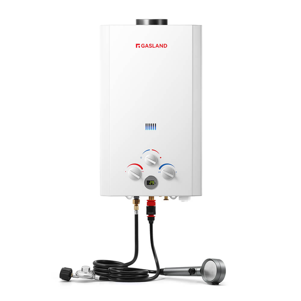 Tankless Propane Water Heater - 10L White