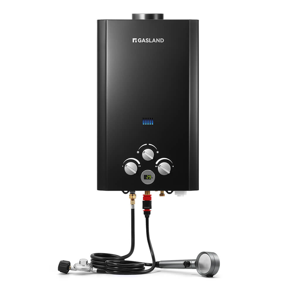 Tankless Propane Water Heater - 10L Black