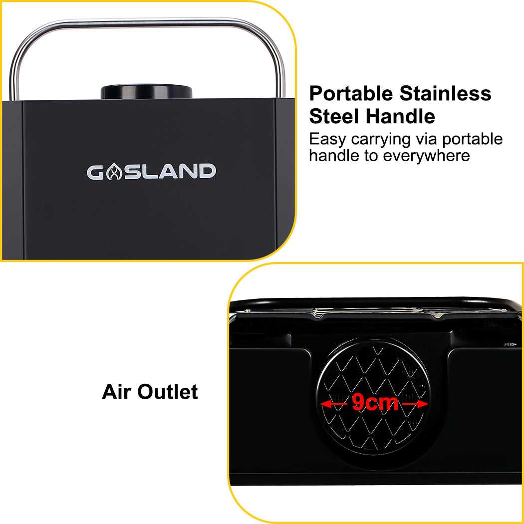 GASLAND Portable LPG Gas Hot Water Heater Caravan Camping Shower System 4WD
