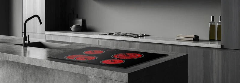 GASLAND 77cm 4 Burner Electric Ceramic Cooktop - 6600W Sensor Touch Control