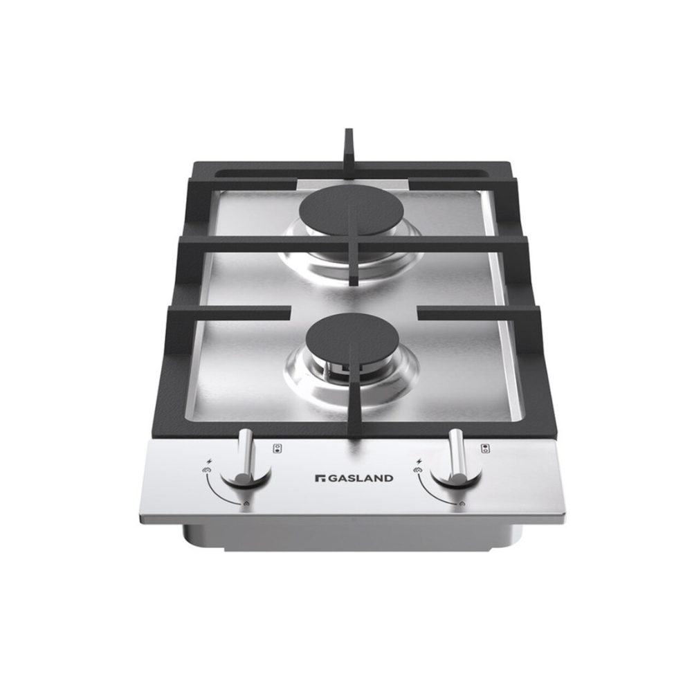 GASLAND 30cm 2 Burner Stainless Steel Gas Cooktop