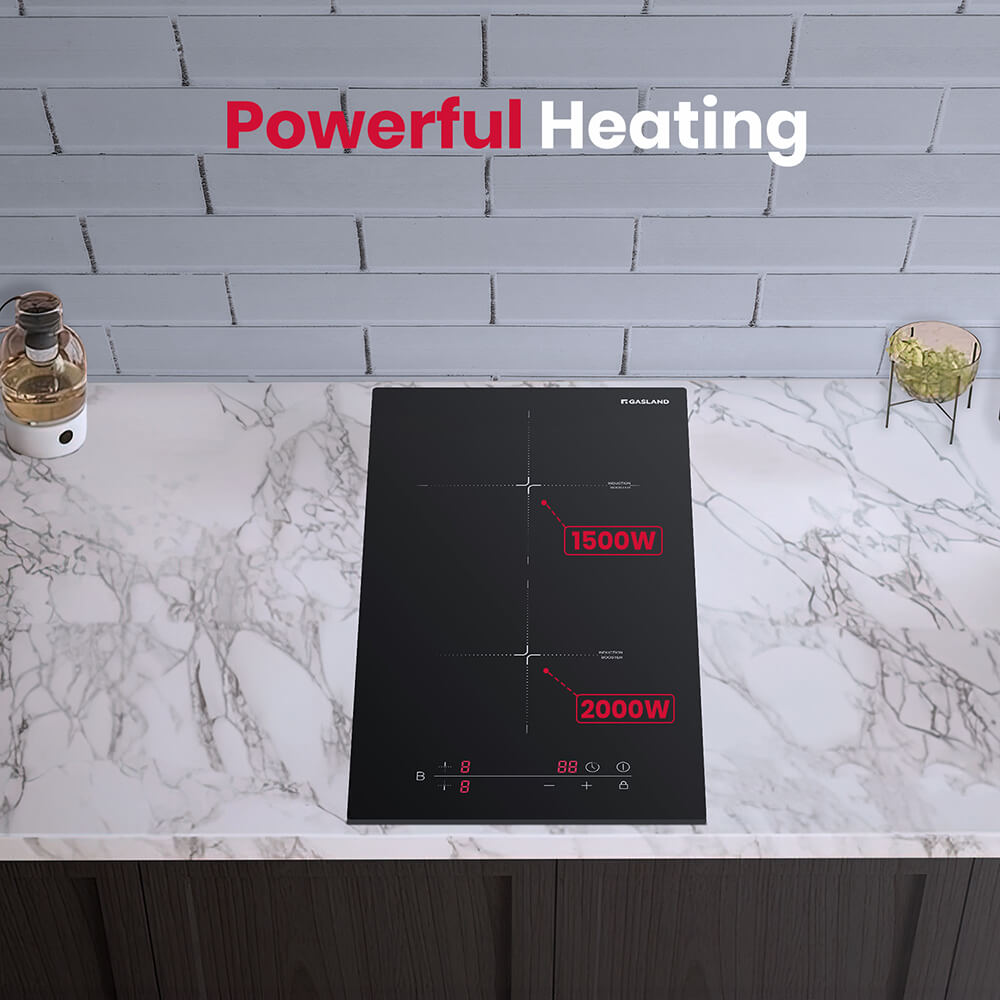GASLAND-GASLAND 30cm 2 Burner 3800W Touch Control Electric Induction Cooktop