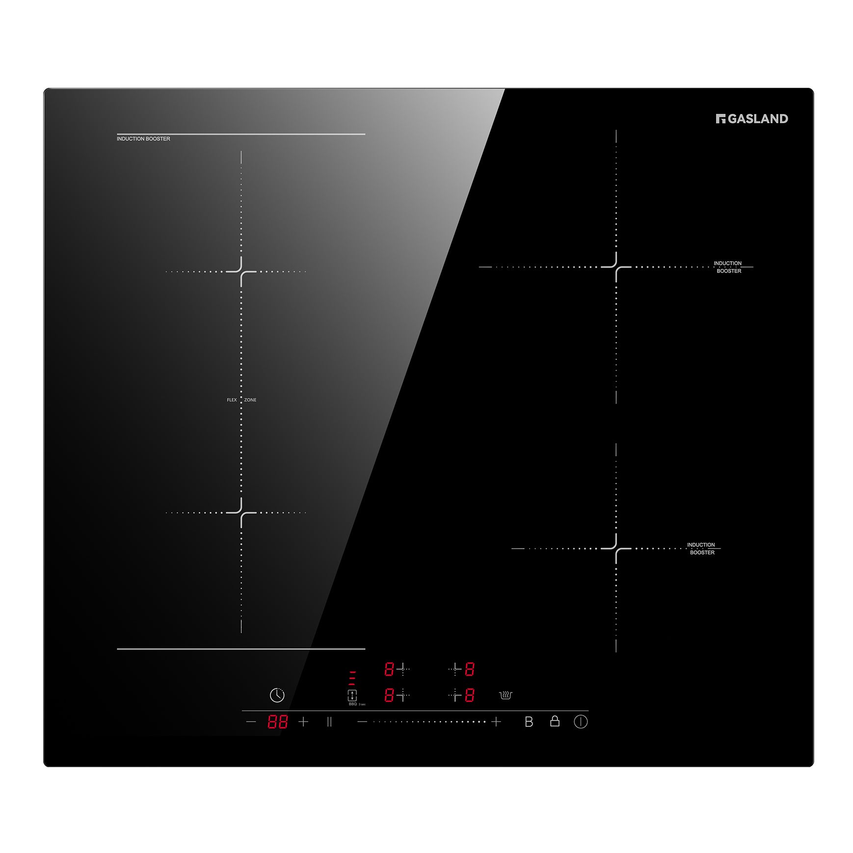 GASLAND 60cm 4 Burner 7000W Touch Control Electric Induction Cooktop