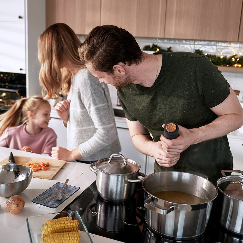 GASLAND-GASLAND 90cm 5 Burner Slider Touch Control Electric Induction Cooktop with Griddle