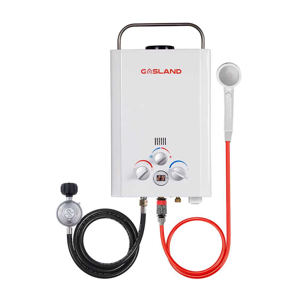 GASLAND Portable Gas Hot Water System Camping Shower Outdoor Instant LPG RV